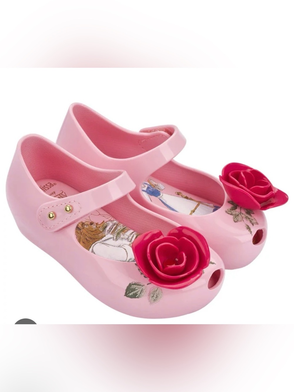 Mini Melissa Ultragirl Disney Beauty & the Beast Size 8 Toddler Girl’s Shoe